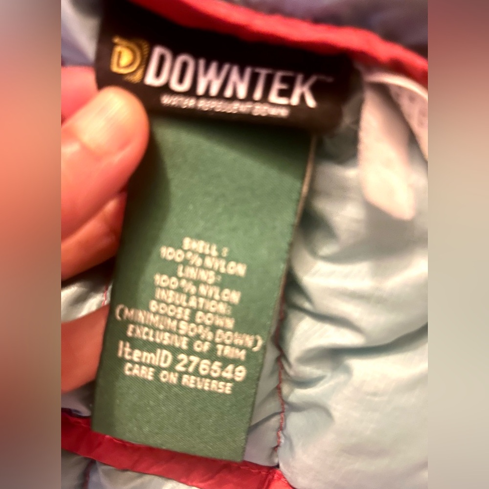 L.L. Bean Ultralight 850 DownTek Puffer Jacket – Women’s Salmon Pink 90% Down - Picture 7 of 12